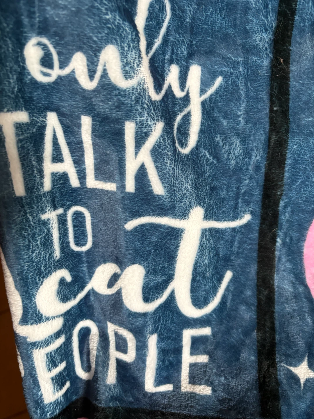 Cat Themed Throw Blanket - photo 2