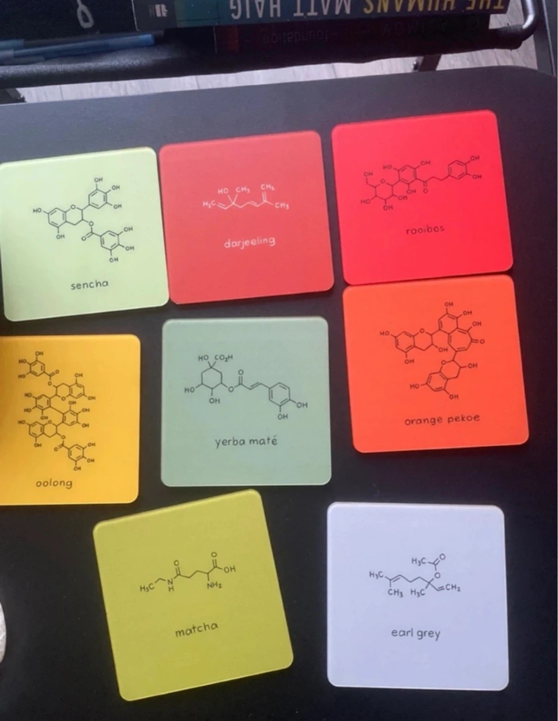 The Chemist Tree Tea Party Coaster Set