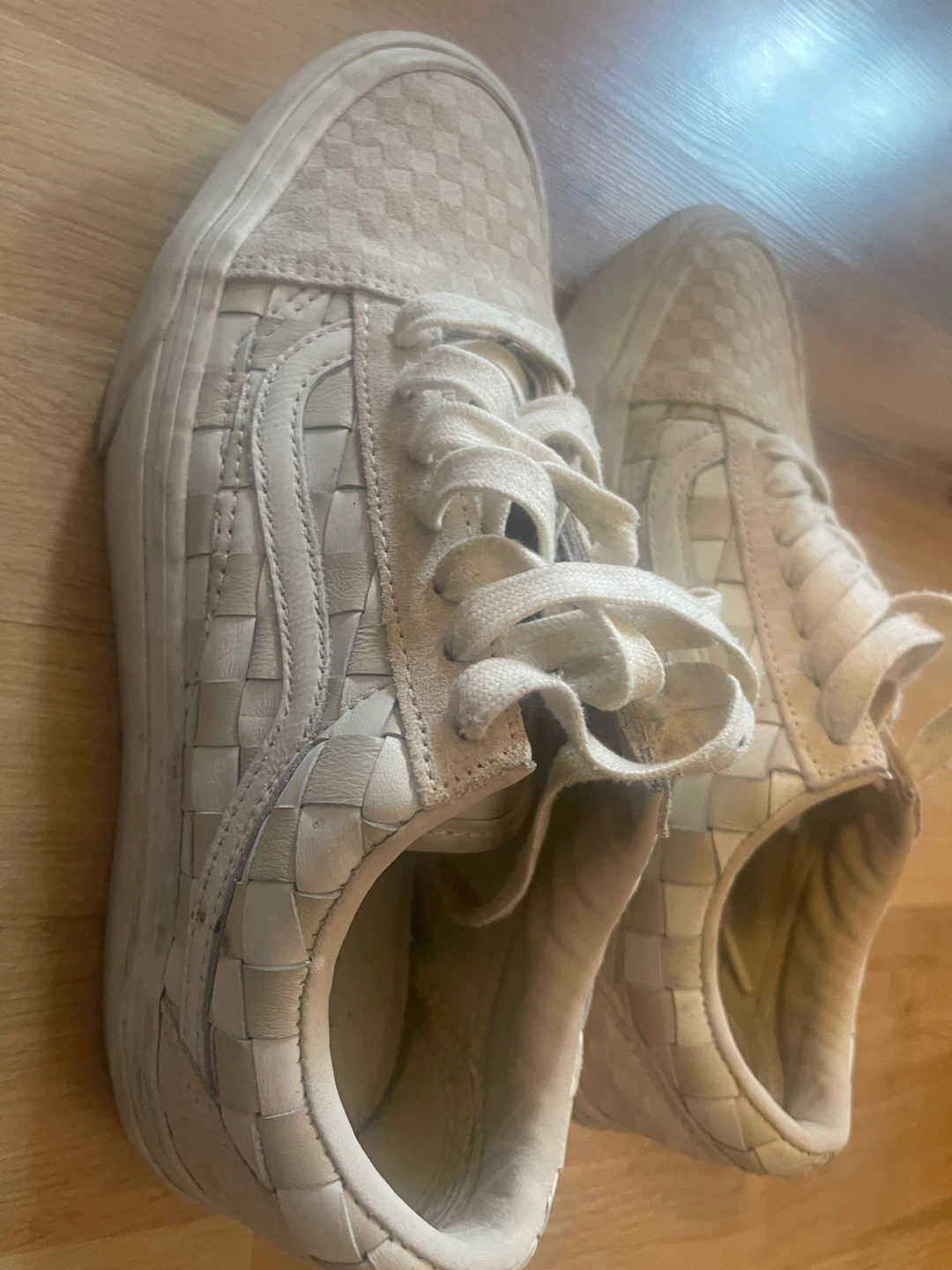 Vans Off The Wall Woven Checkered Sneakers