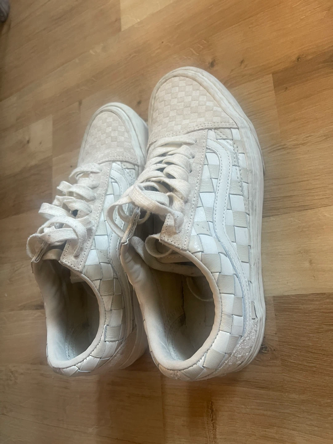 Vans Off The Wall Woven Checkered Sneakers - photo 3