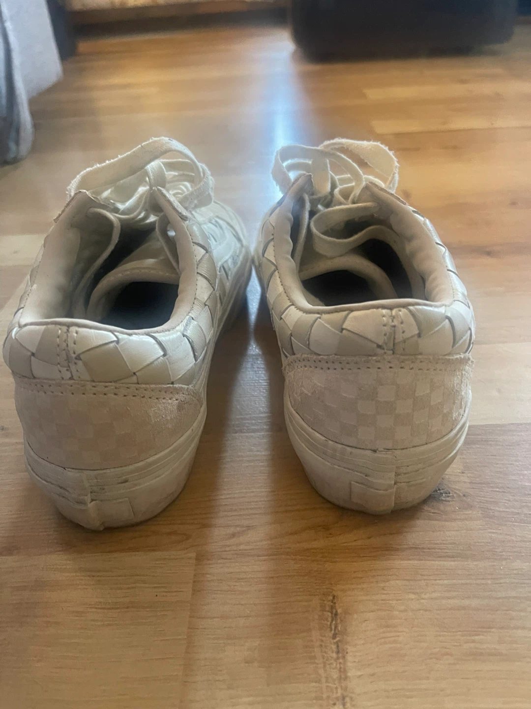 Vans Off The Wall Woven Checkered Sneakers - photo 4