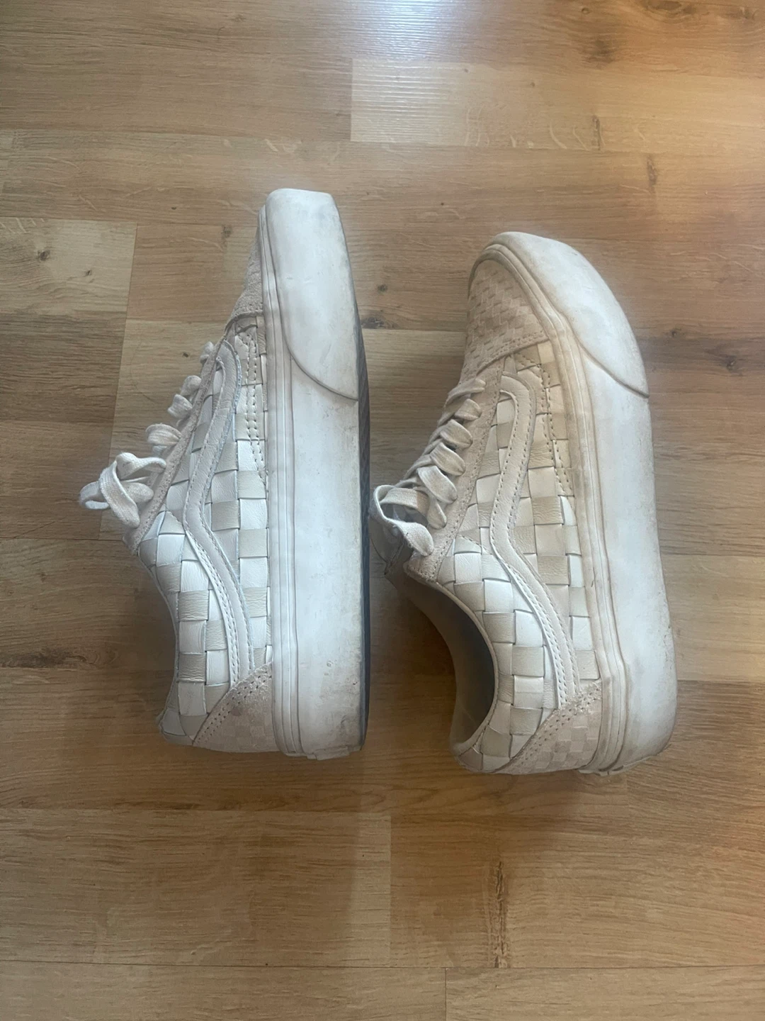 Vans Off The Wall Woven Checkered Sneakers - photo 5