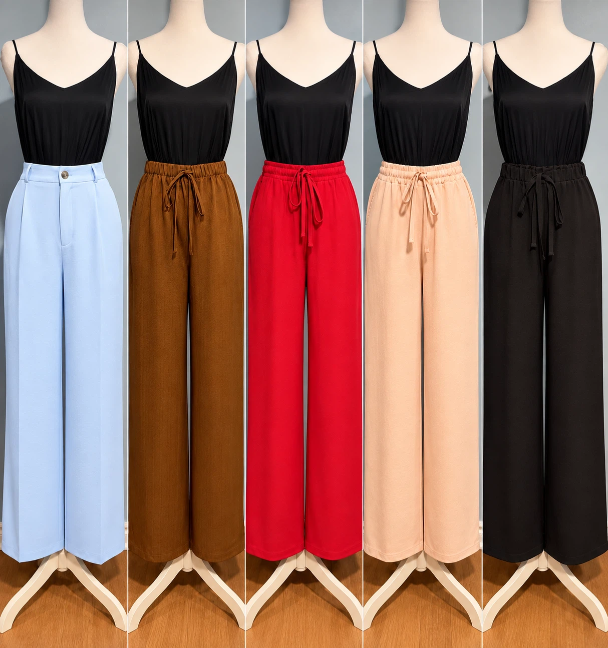 Wide Leg Trousers - Various Colours $8 each
