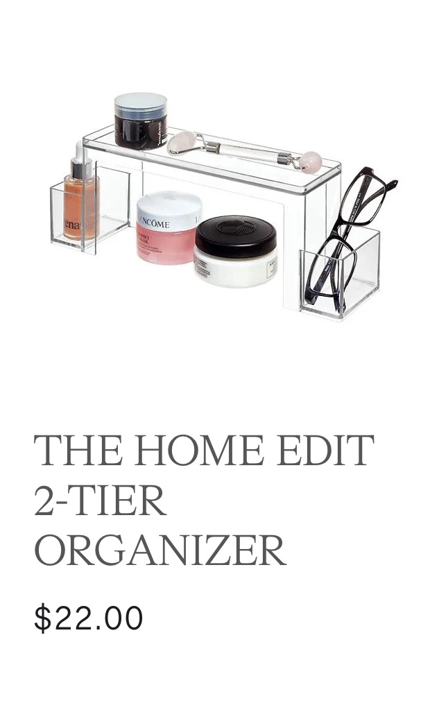 The Home Edit 2-tier organizer