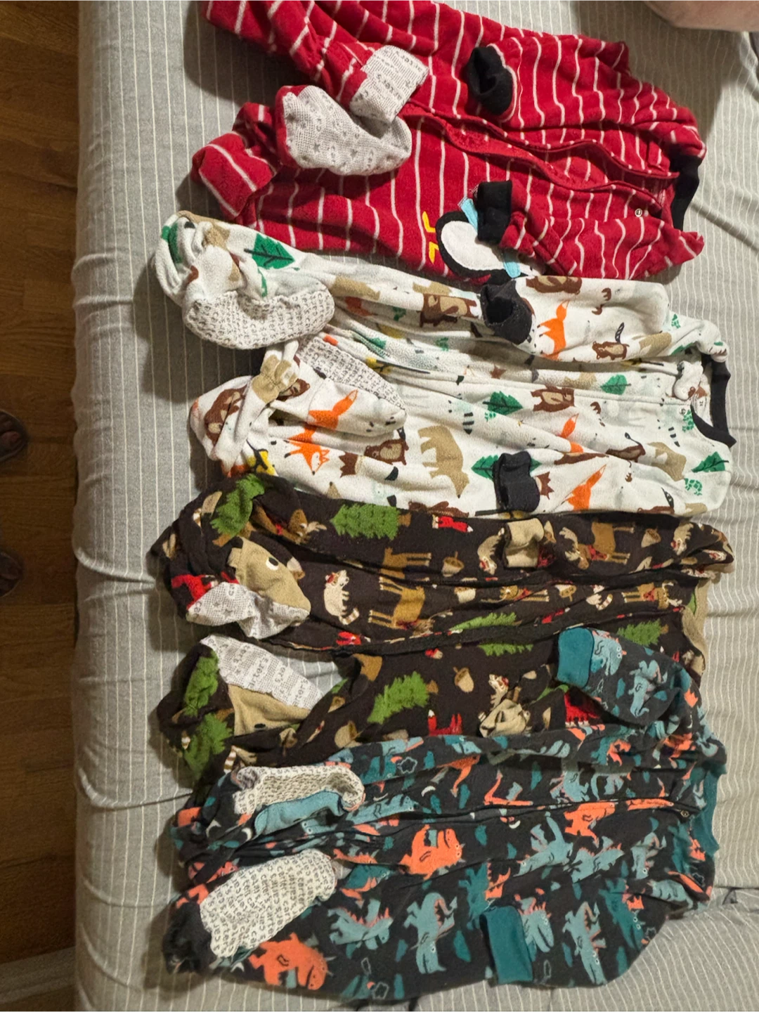 Set of 4 Carter's Baby Sleepers Size 2T