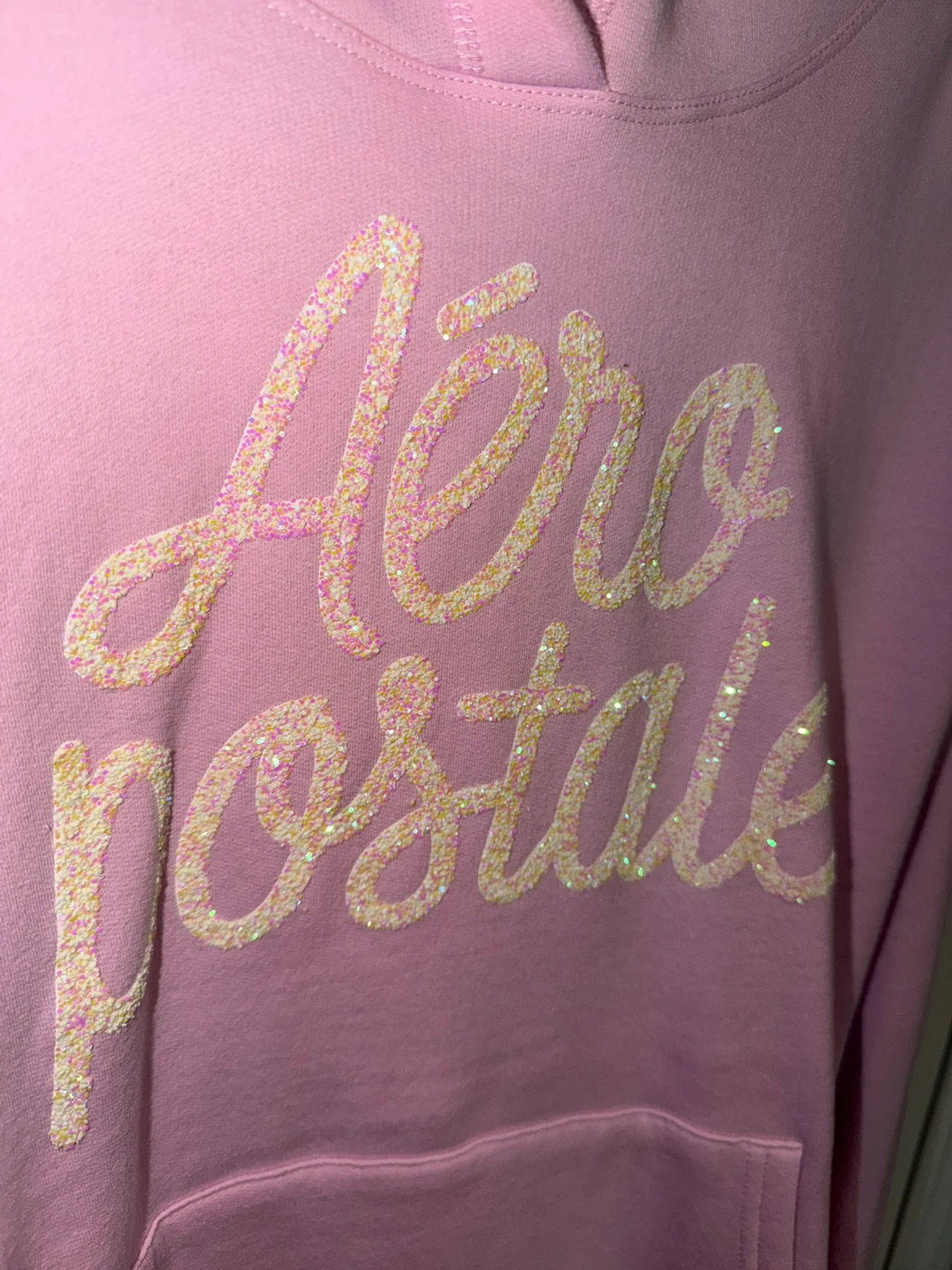 Y2K Aéropostale pink hoodie - photo 3