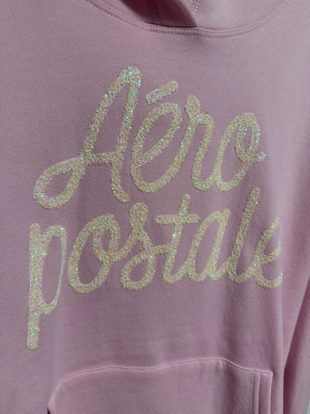 Y2K Aéropostale pink hoodie - photo 4
