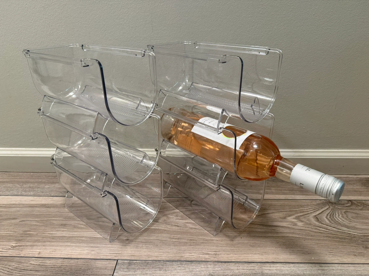 6 x unused stackable bottle holders - photo 2