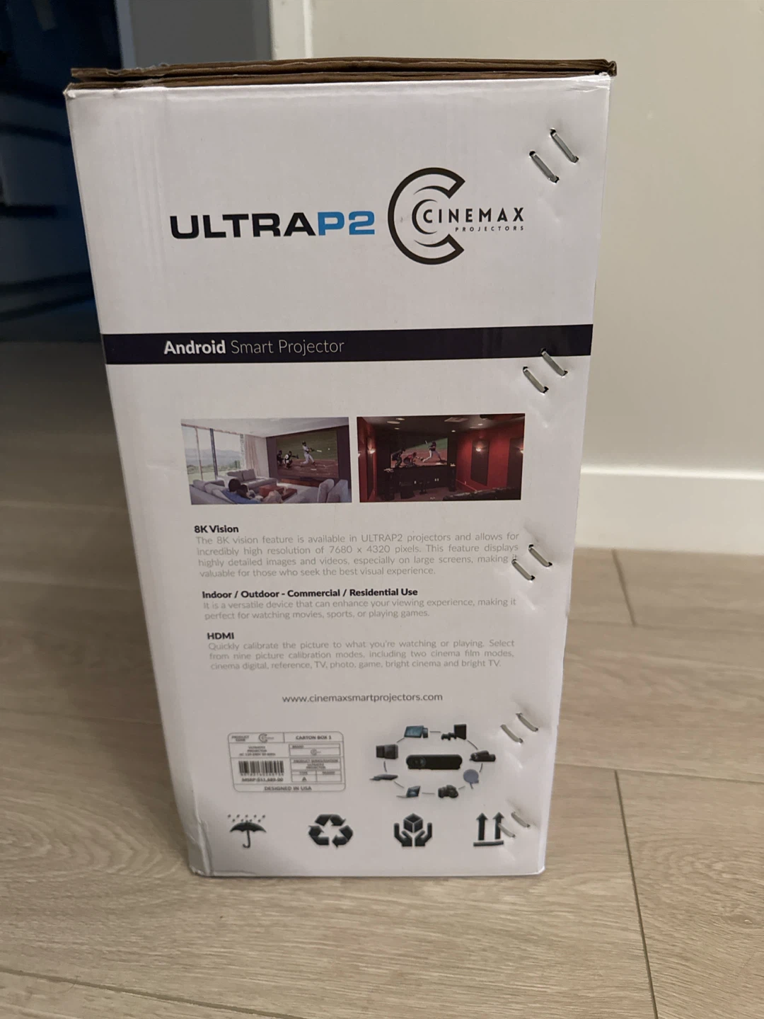 Cinemax Ultra P2 Android Smart Projector - photo 2