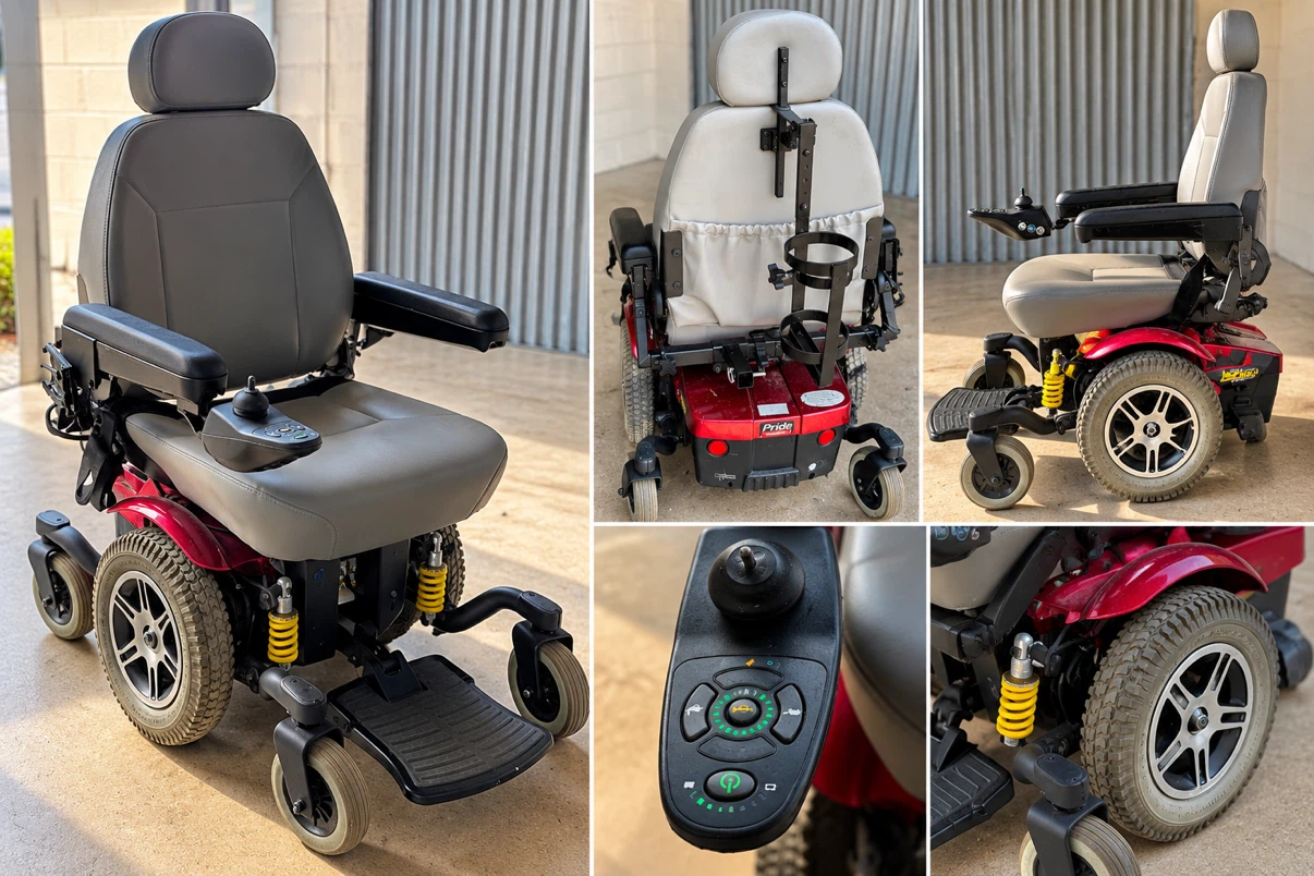 Pride Jazzy Power Wheelchair – Electric Mobility Chair - photo 5