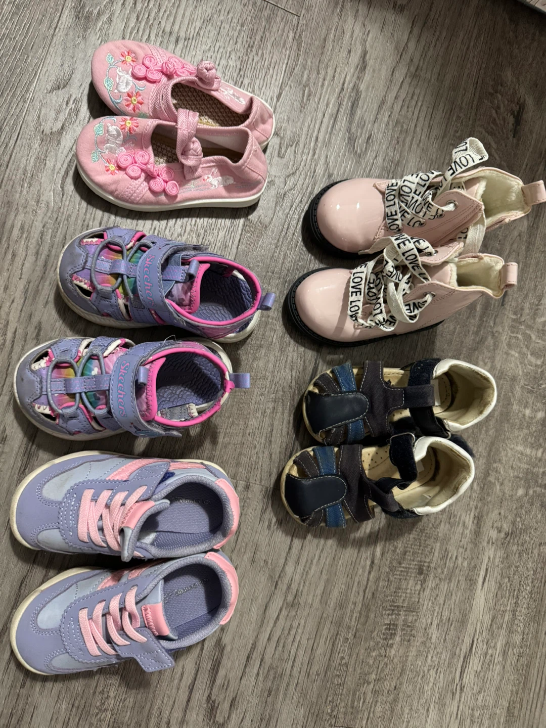 Size 6 Assorted Kids Shoes Bundle- Sunmer and Winter - photo 2