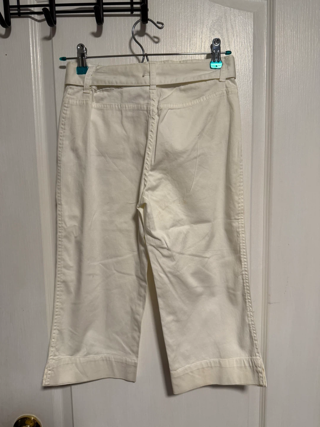 No Boundaries Arctic White Girls Capris Size 12 - photo 2