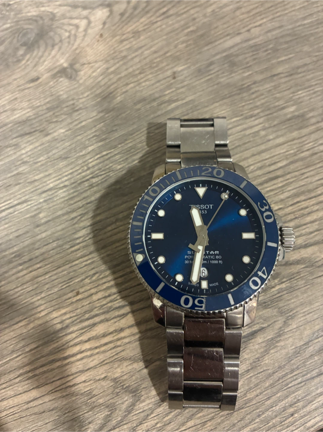 Tissot Seastar 1000 Powermatic 80 Watch - photo 3