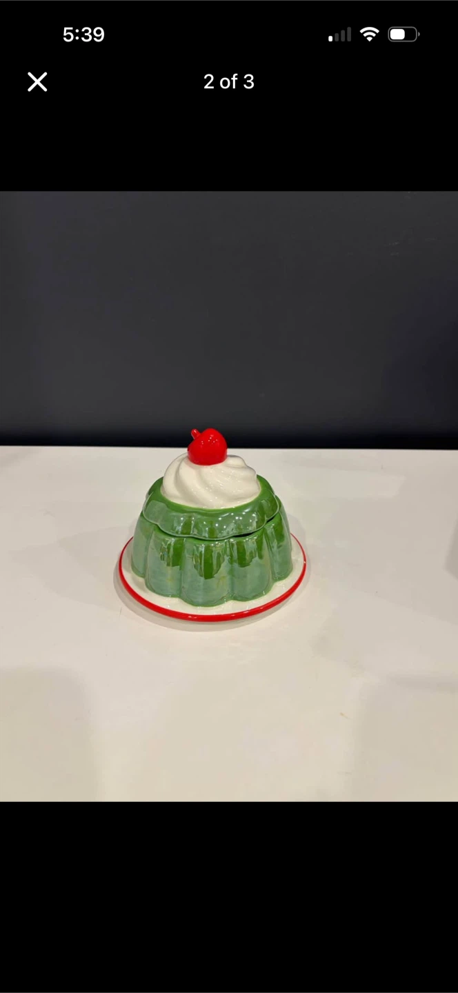 Ceramic Gelatin Mold Candle Jar