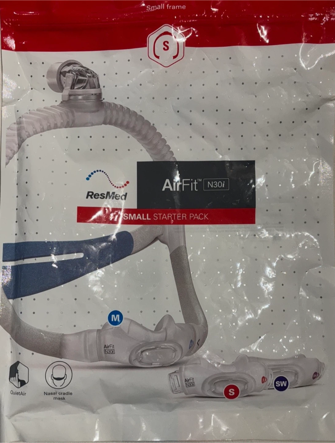 RESMED AIRFIT n30i SMALL STARTER PACKAGE FOR CPAP USERS !