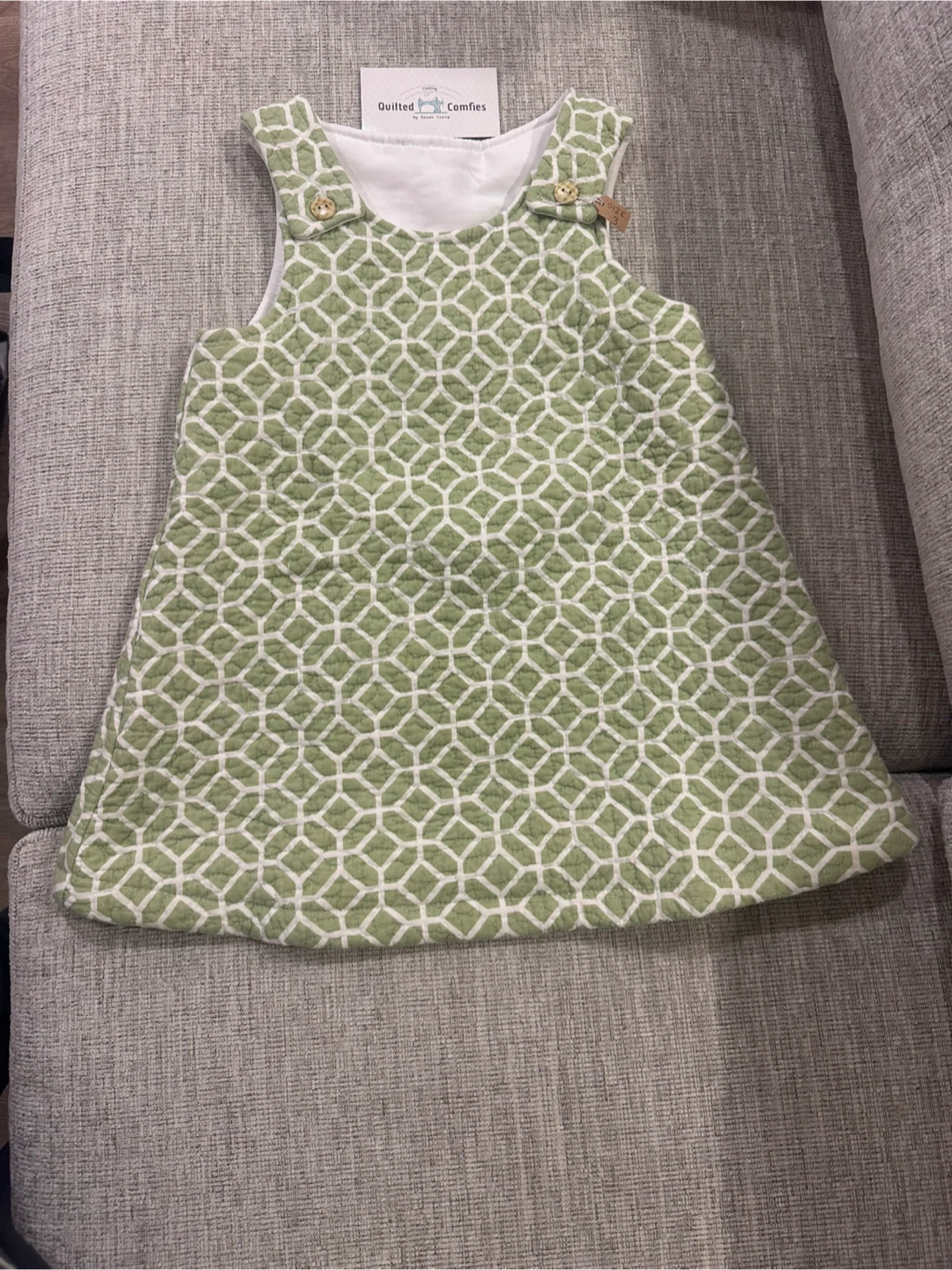 Quilted Toddler Dress