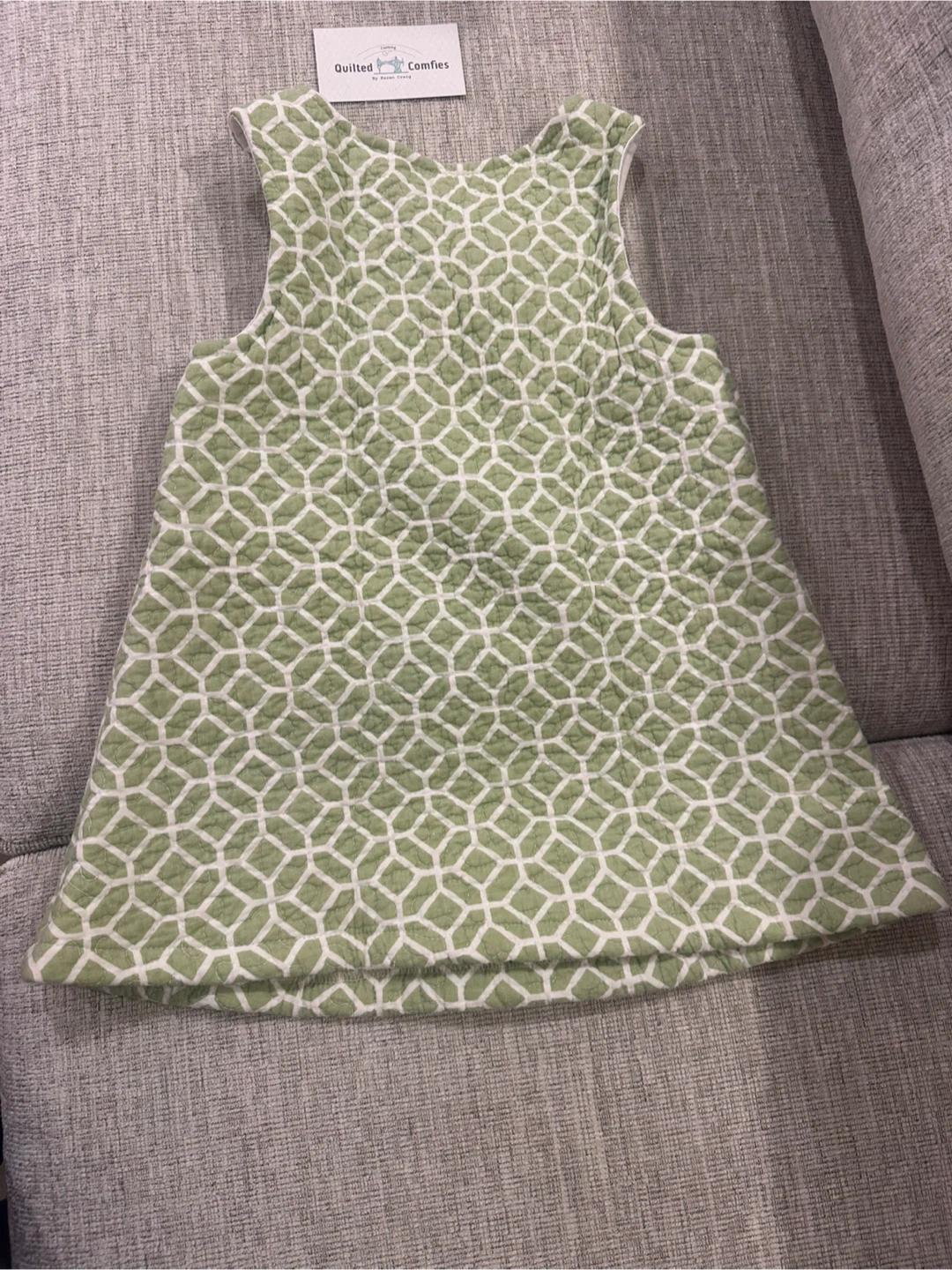 Quilted Toddler Dress - photo 2