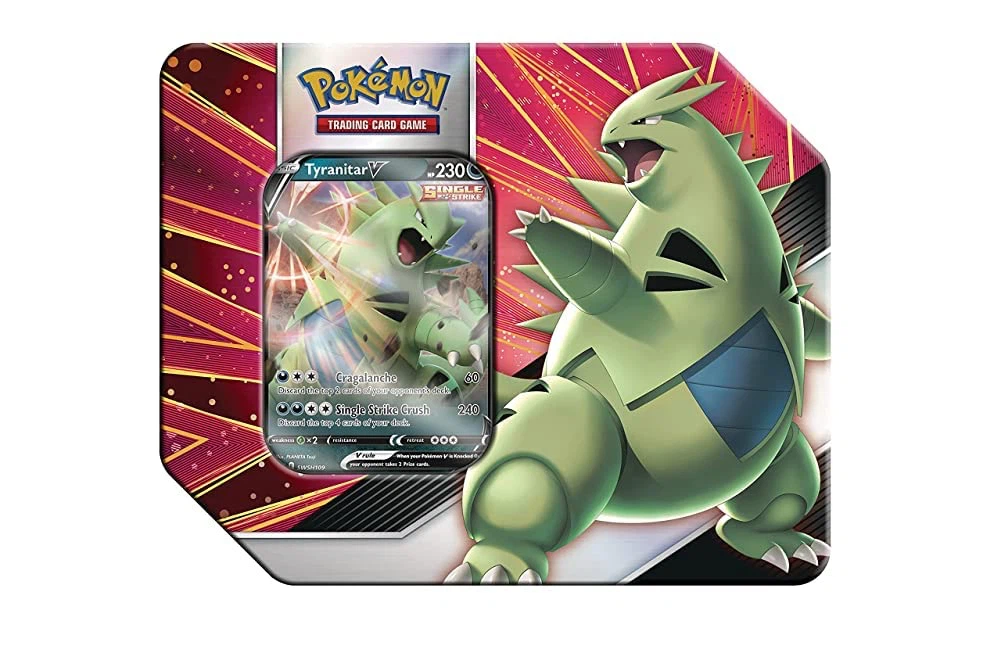 Empty Pokemon TCG Tyranitar V Tin - photo 2