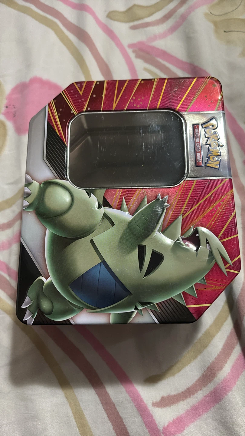 Empty Pokemon TCG Tyranitar V Tin - photo 4