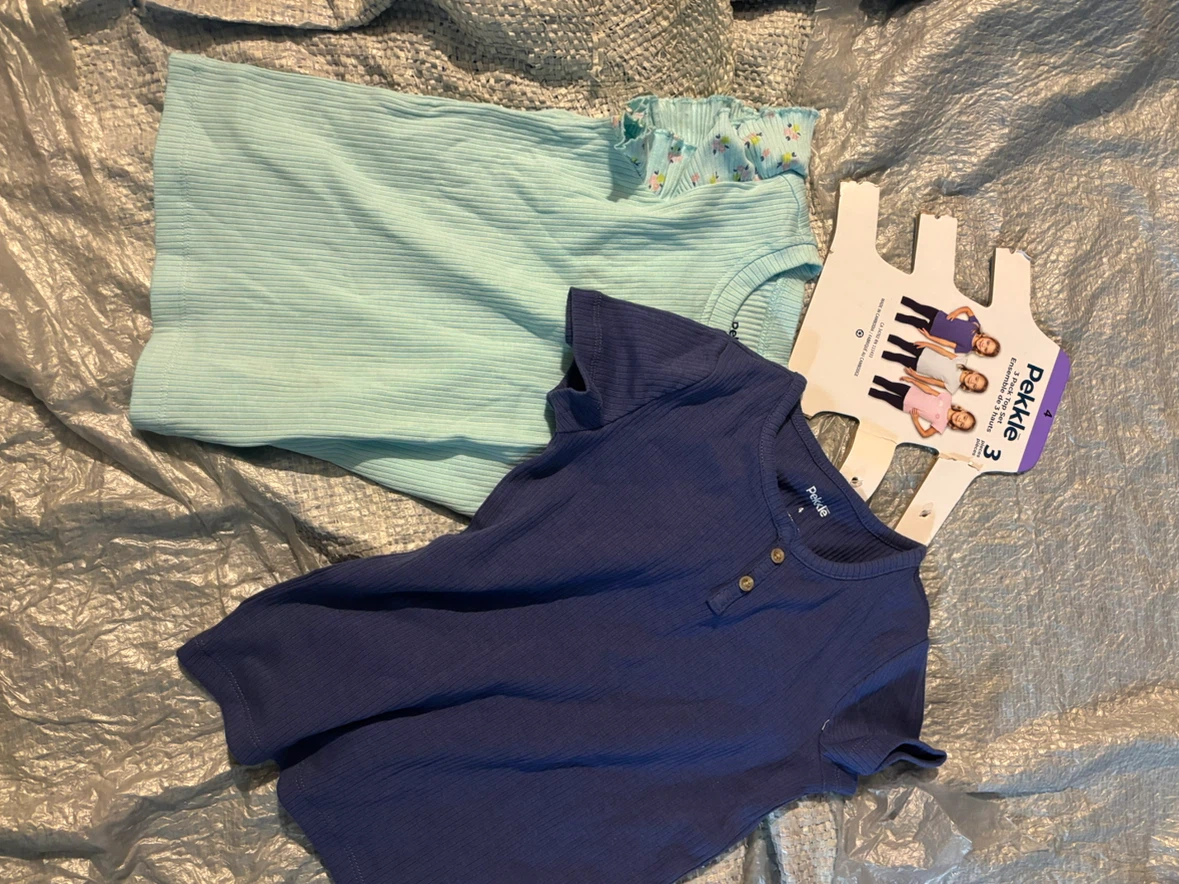 Pekkle 2-Pack Girl's Tops Size 4