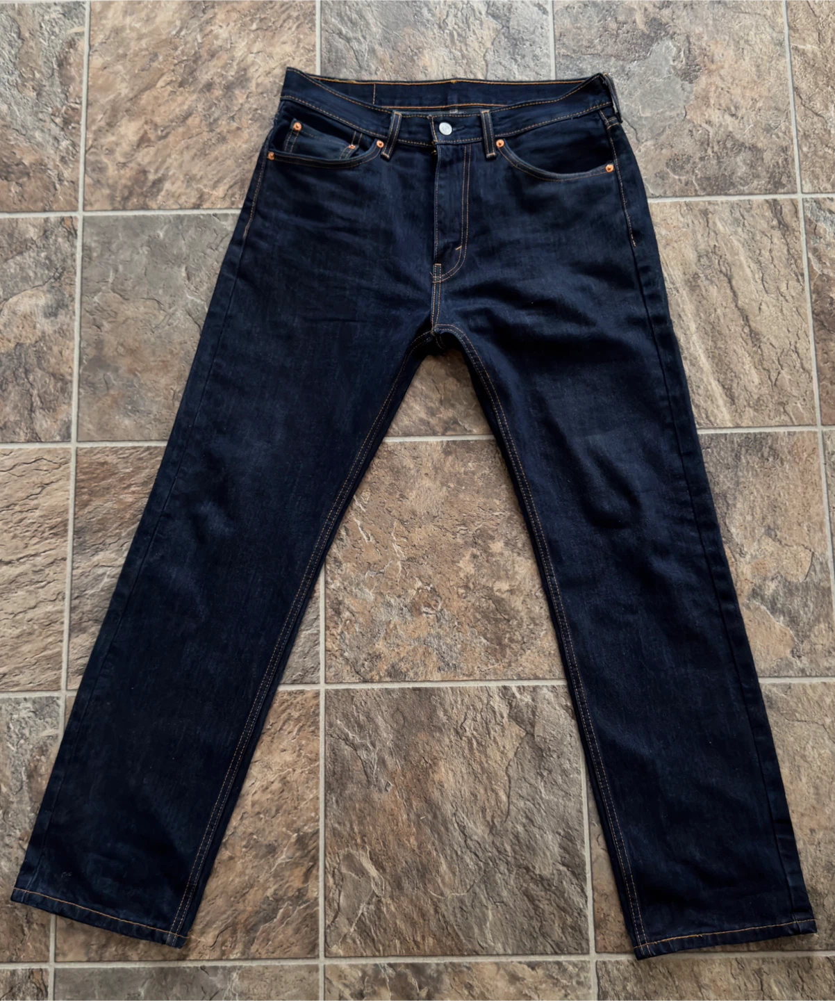 Levi's 505 Regular Fit Jeans - Dark Indigo - photo 2