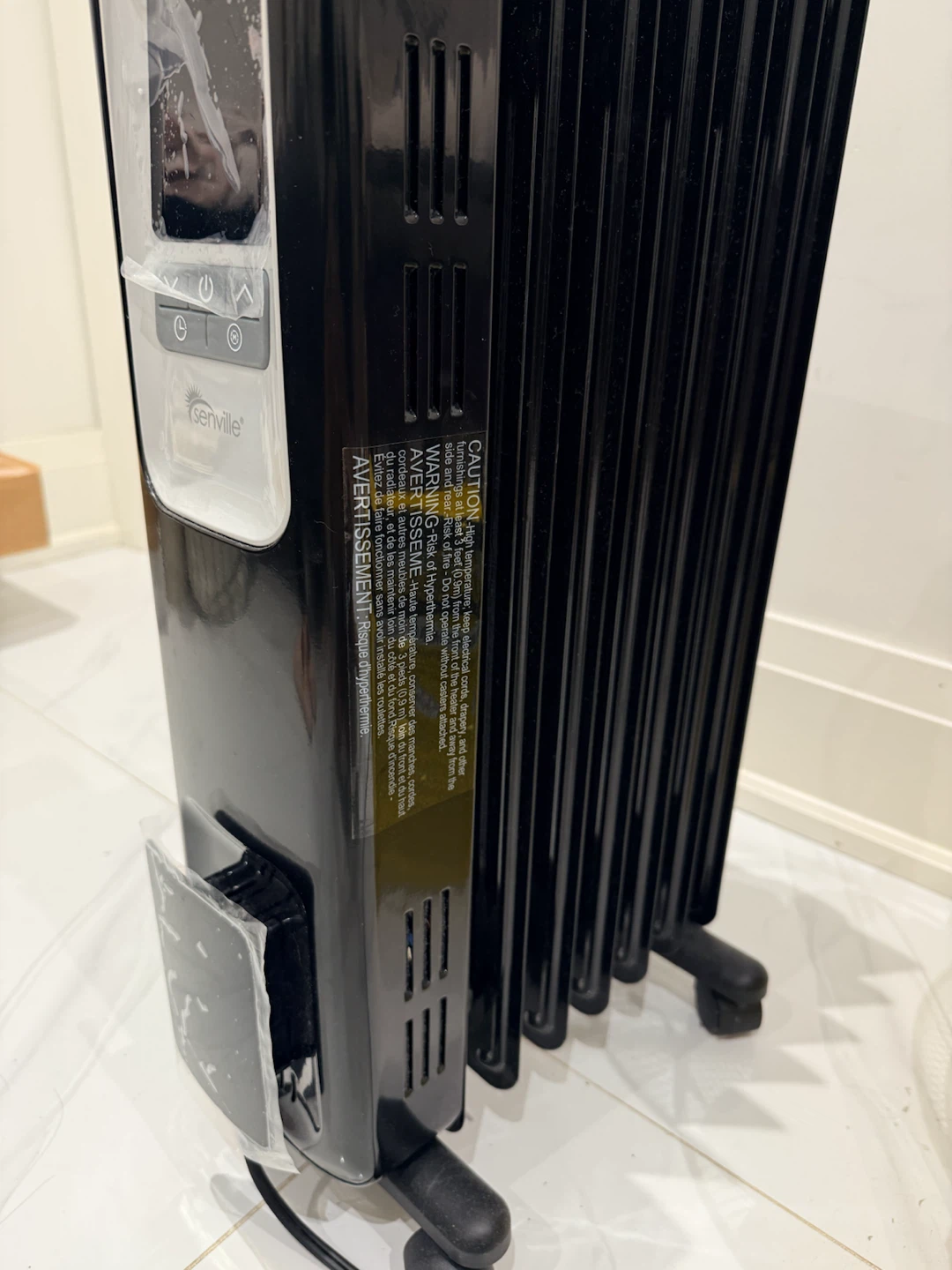 Senville 1500W Oil Filled Radiator Heater – Excellent Condition - photo 2