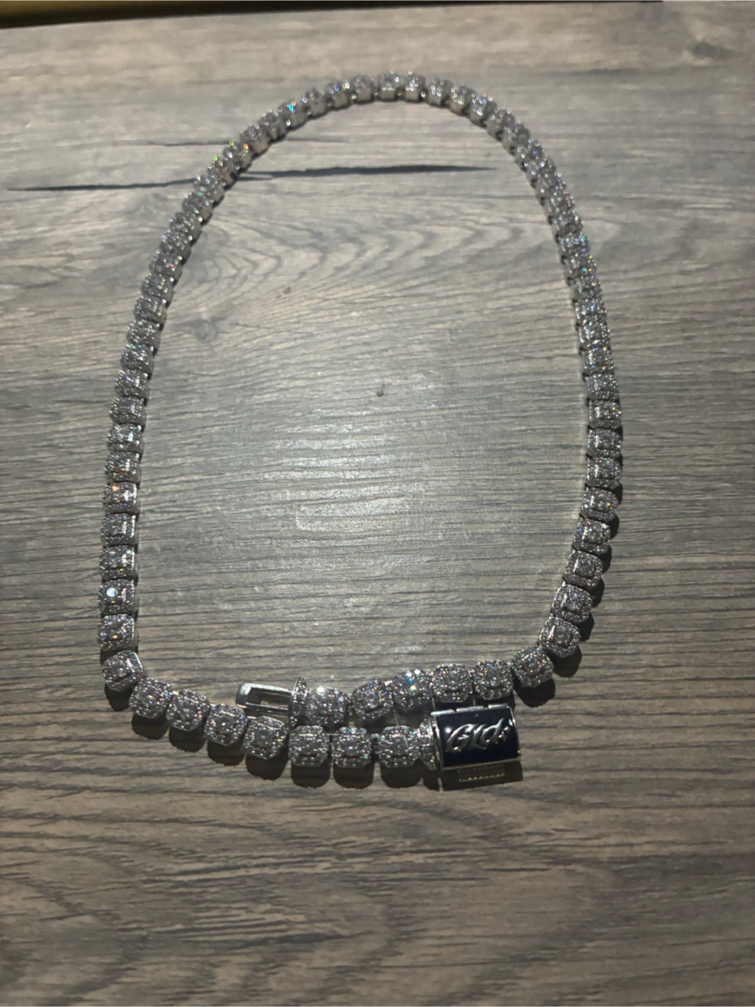The GLD Shop Micro Clustered Tennis Chain - photo 3