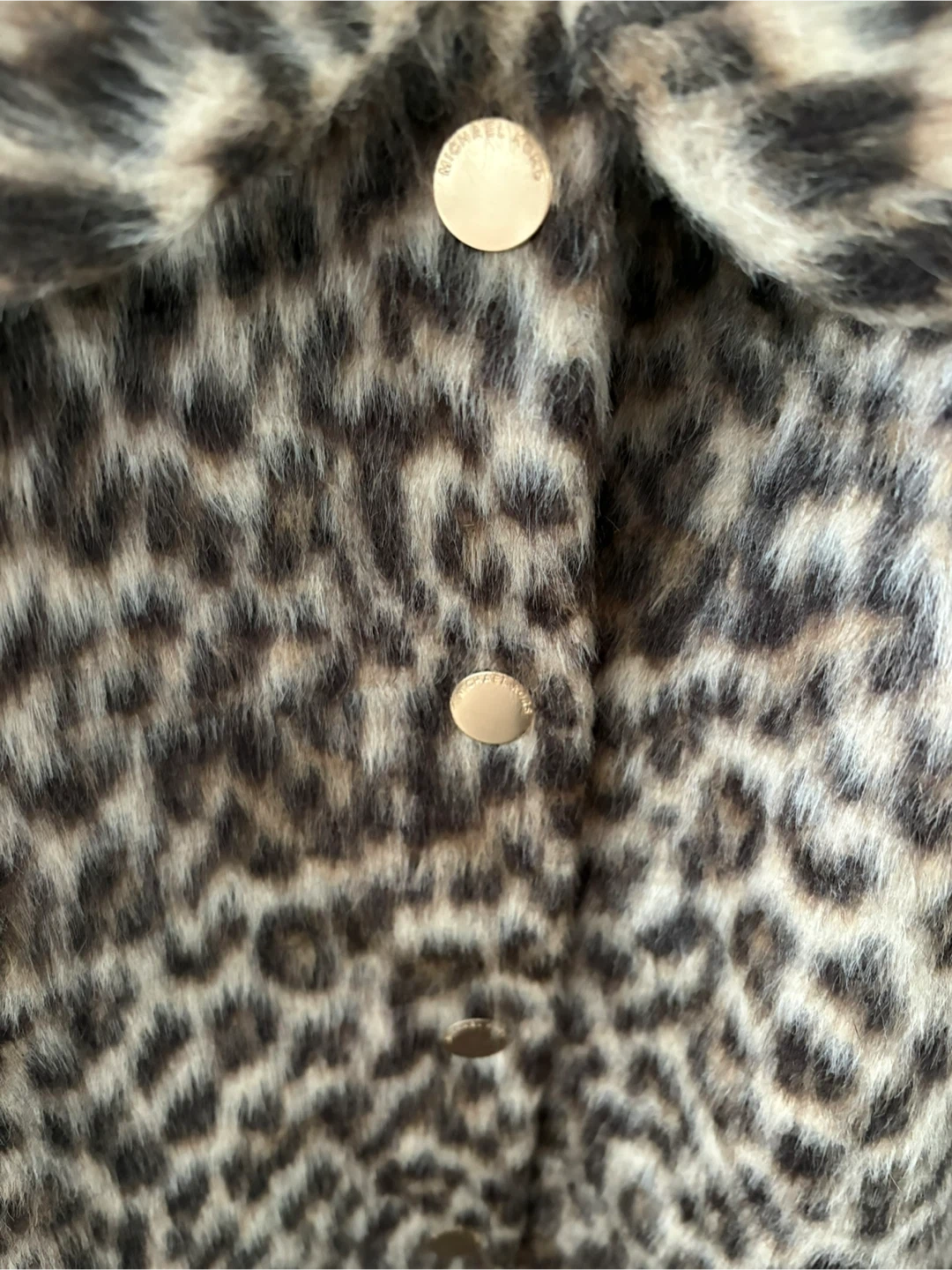 BNWT Michael Kors Faux Fur Jacket Leopard Print - photo 3