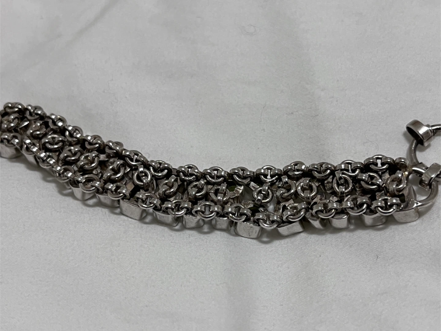 Peridot and Sterling Silver Bracelet - photo 2