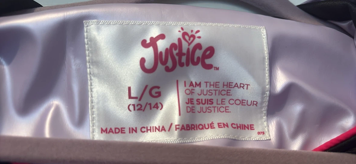 Justice Girls Lavender Rain Jacket - photo 2