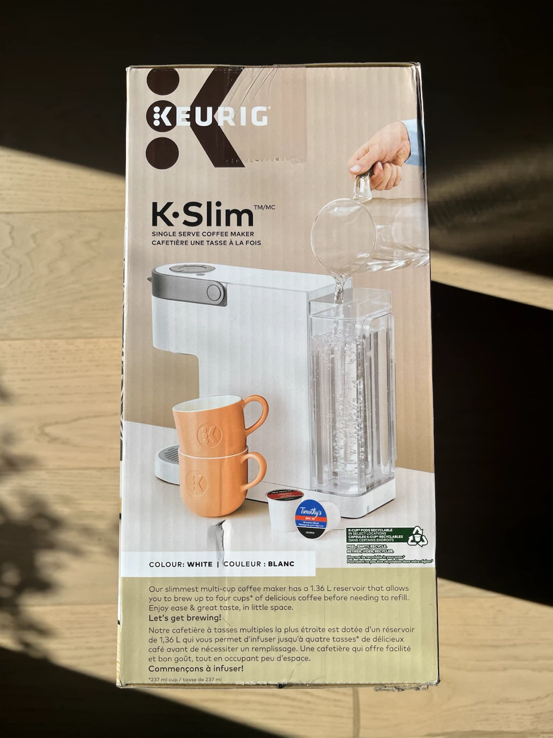 Keurig K-Slim Single Serve Coffee Maker - White - photo 2