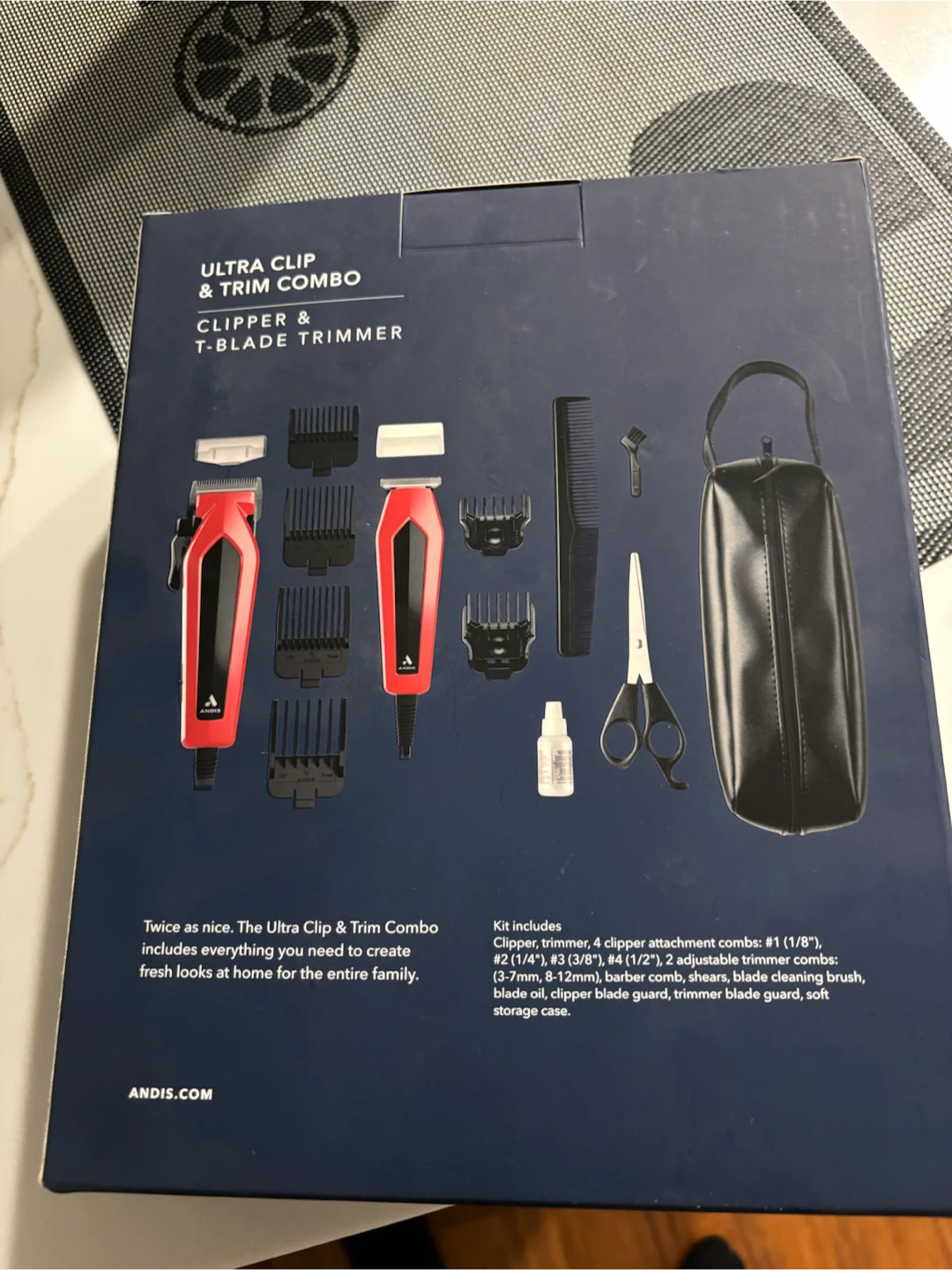 Andis Ultra Clip and trimmer combo Kit 15ct - photo 2