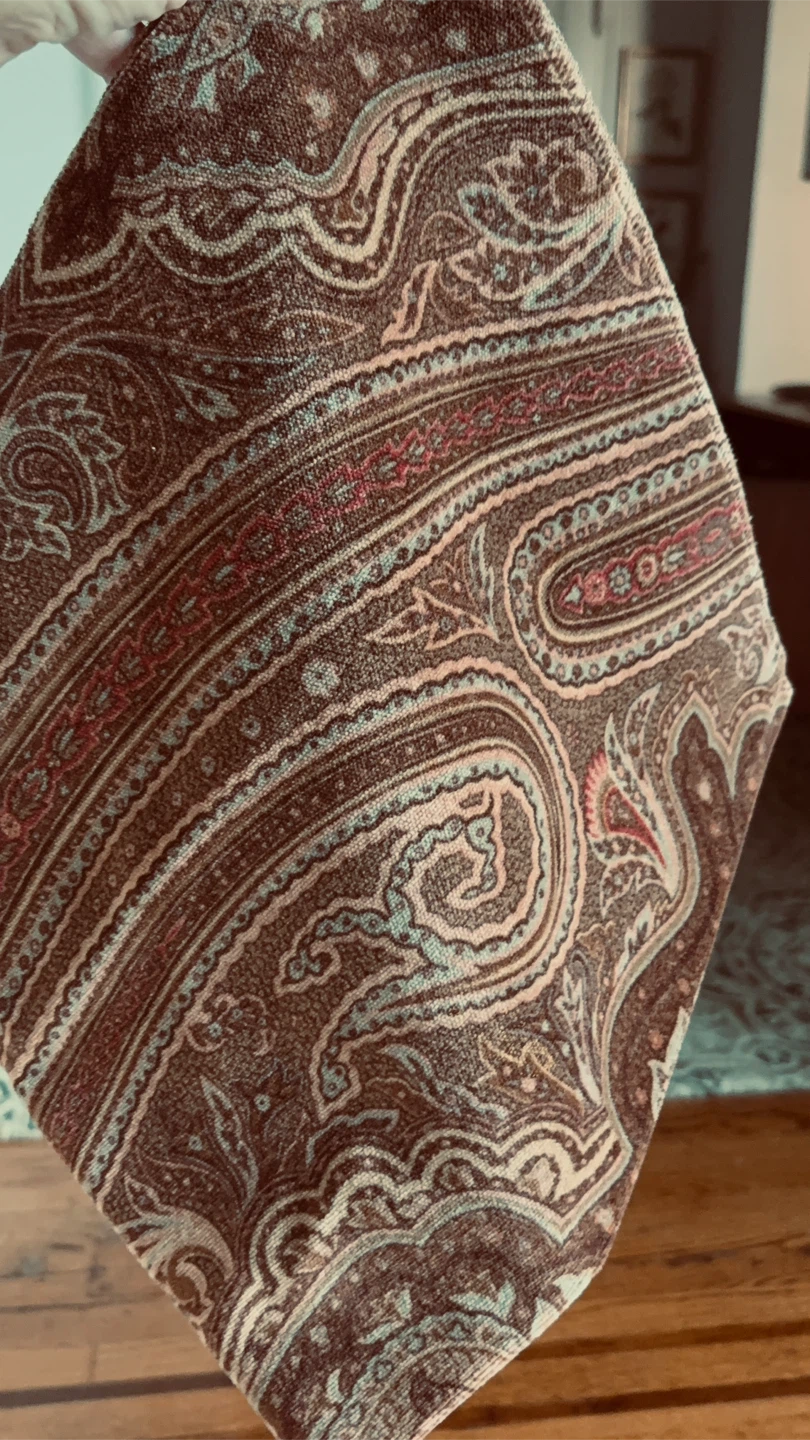 Ralph Lauren  Velvet Upholstery Fabric Memo Sample