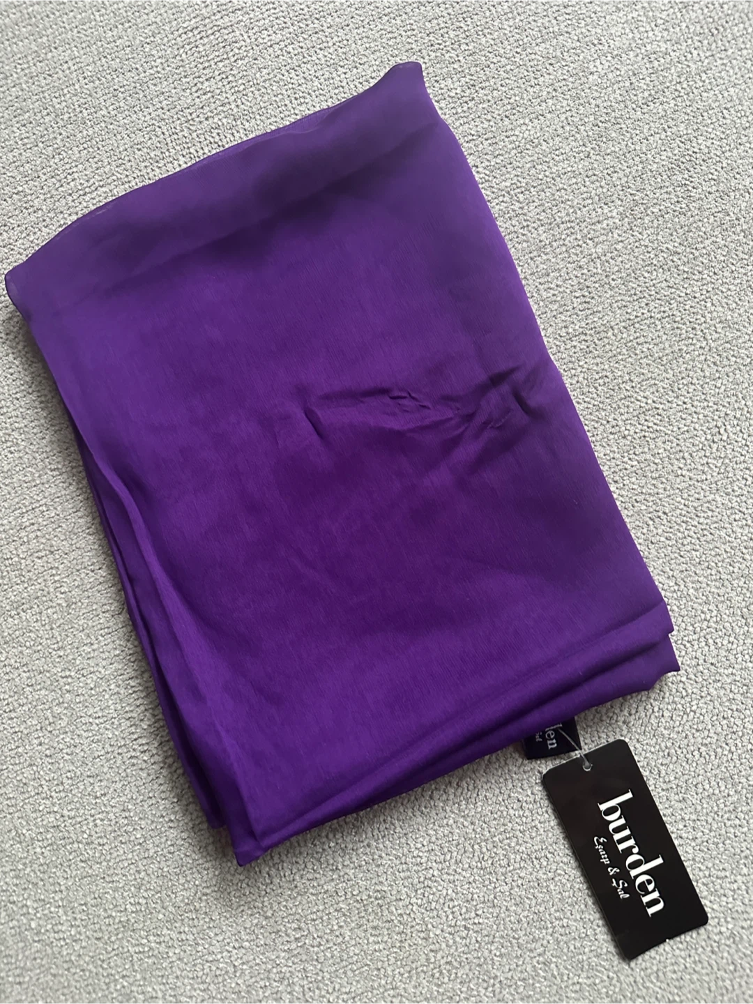 Sheer Purple Scarf - New - $5 - East York