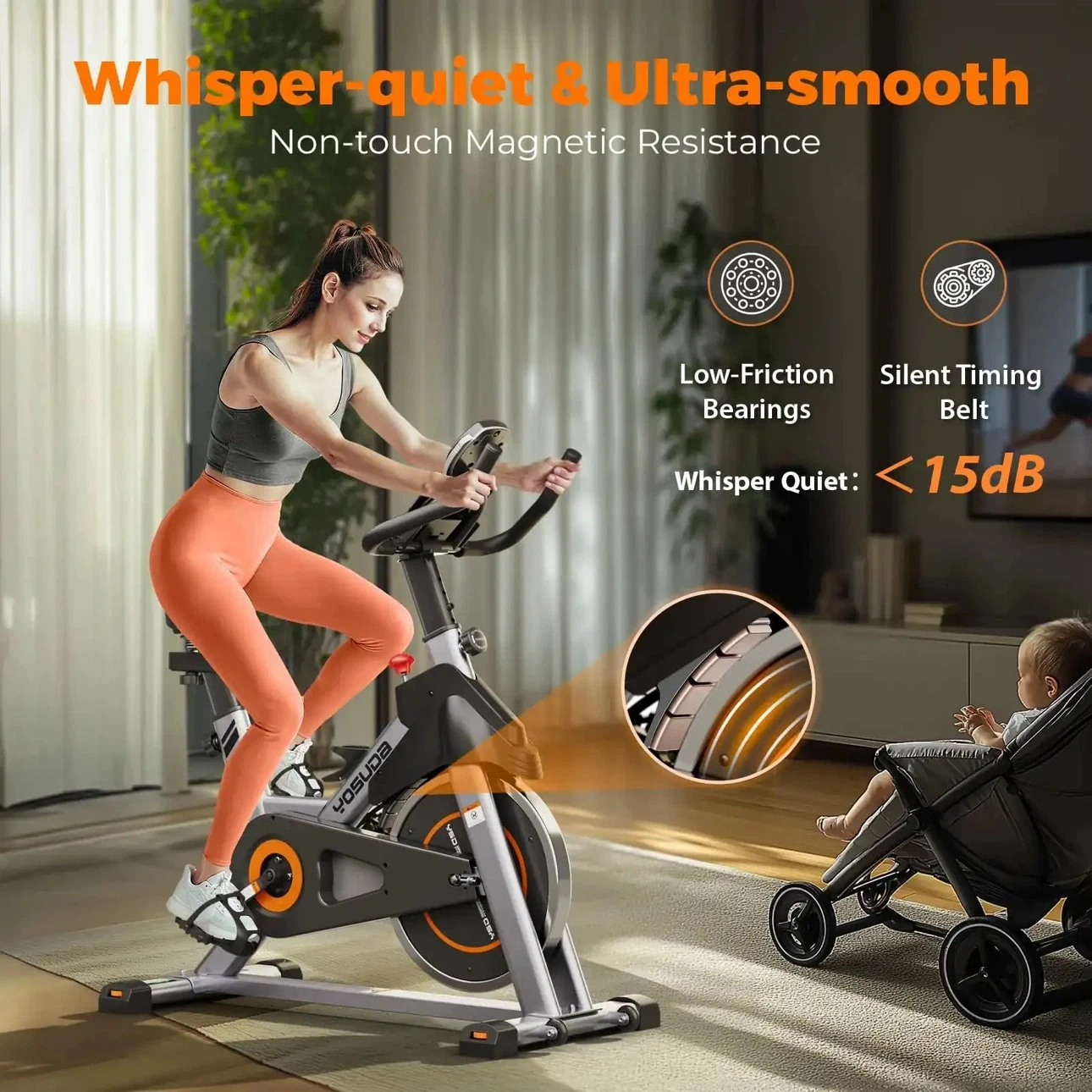 YOSUDA Indoor Cycling Bike - photo 2