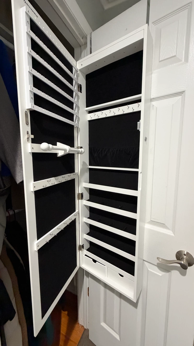 Jewelry Cabinet with Mirror