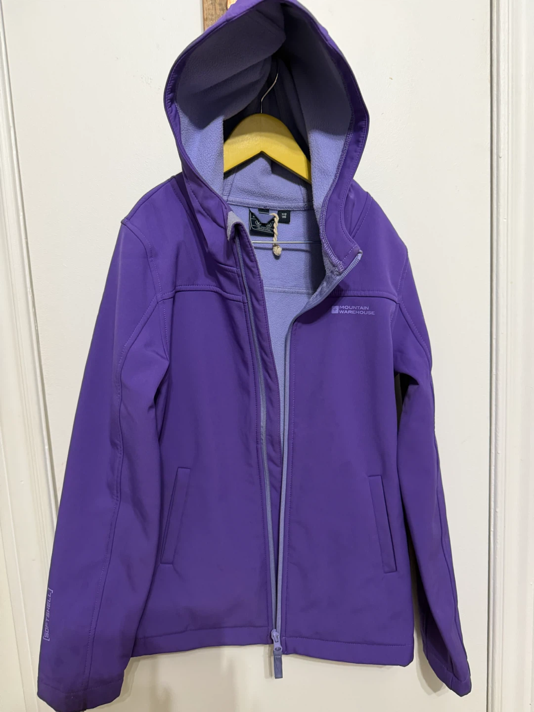 11/12 girls Mountain warehouse Rain/Fleece line jacket