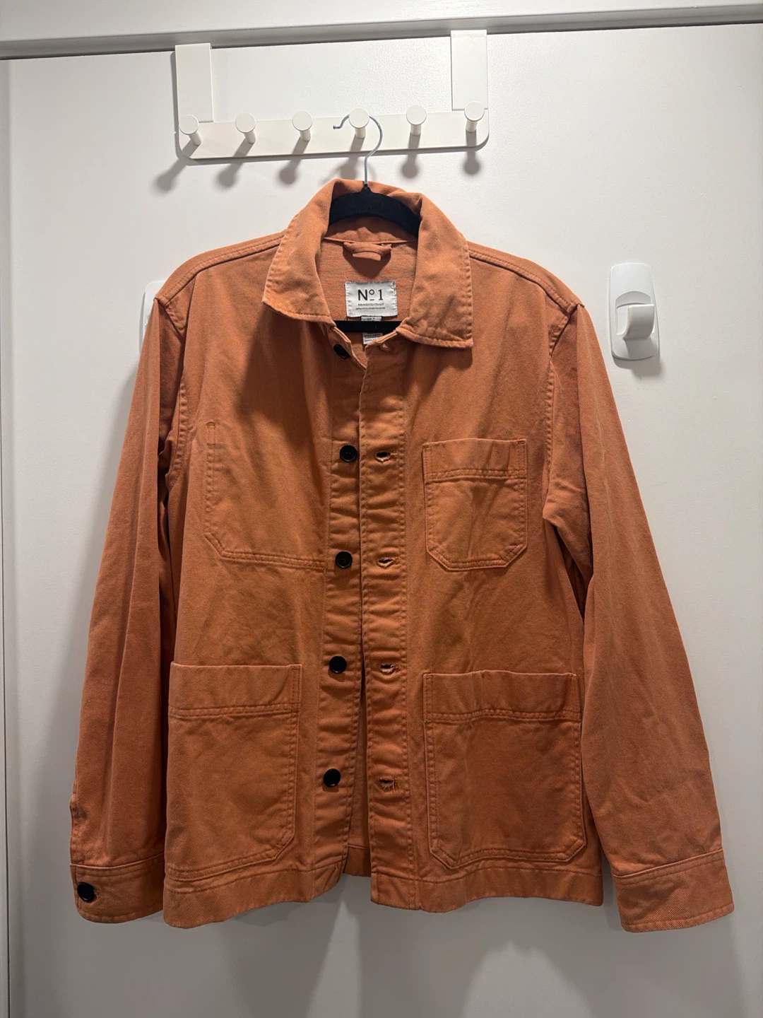 H&M Orange Twill Chore Jacket
