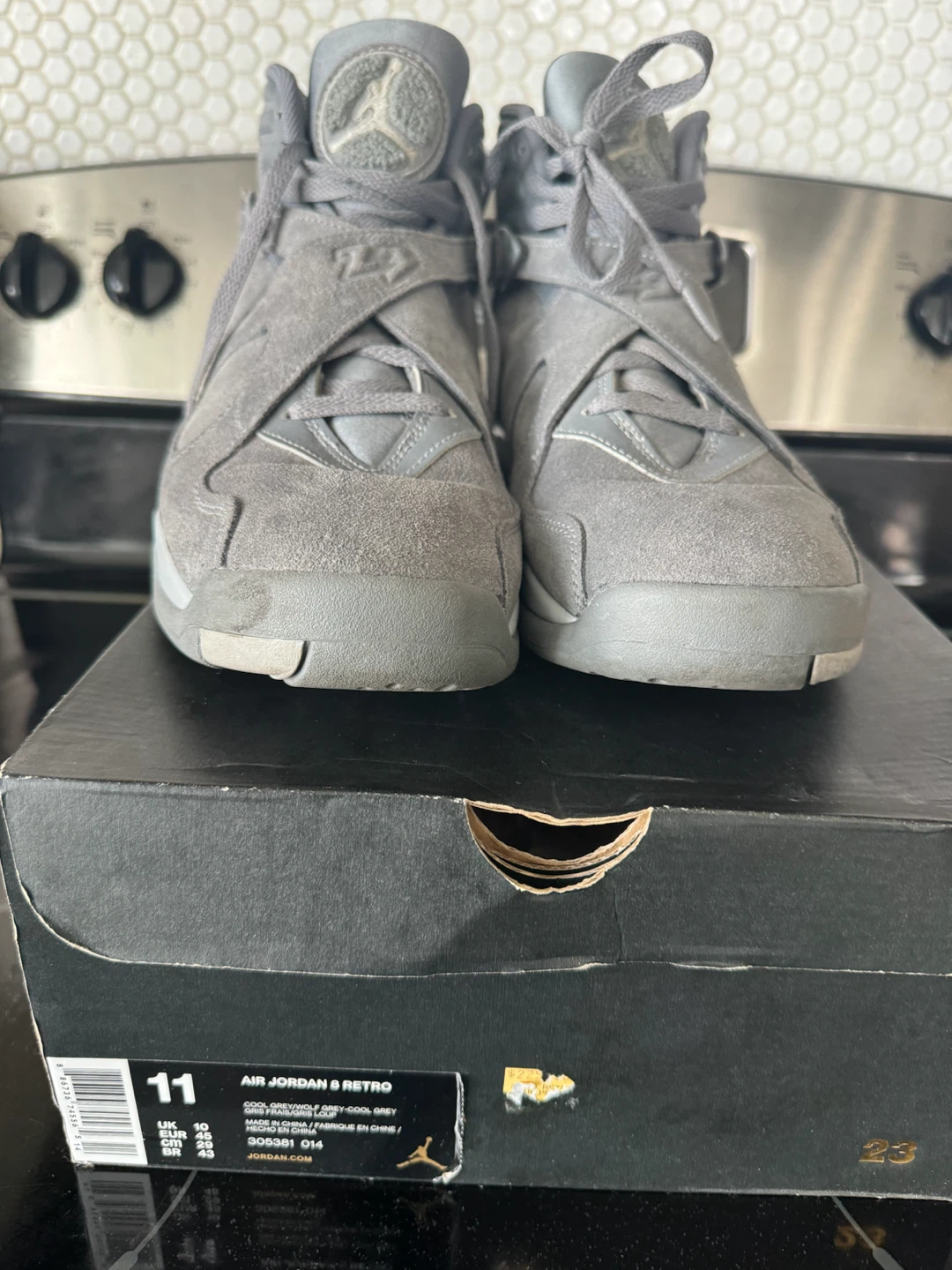 Jordan 8 “Cool Grey” size 11 - photo 3