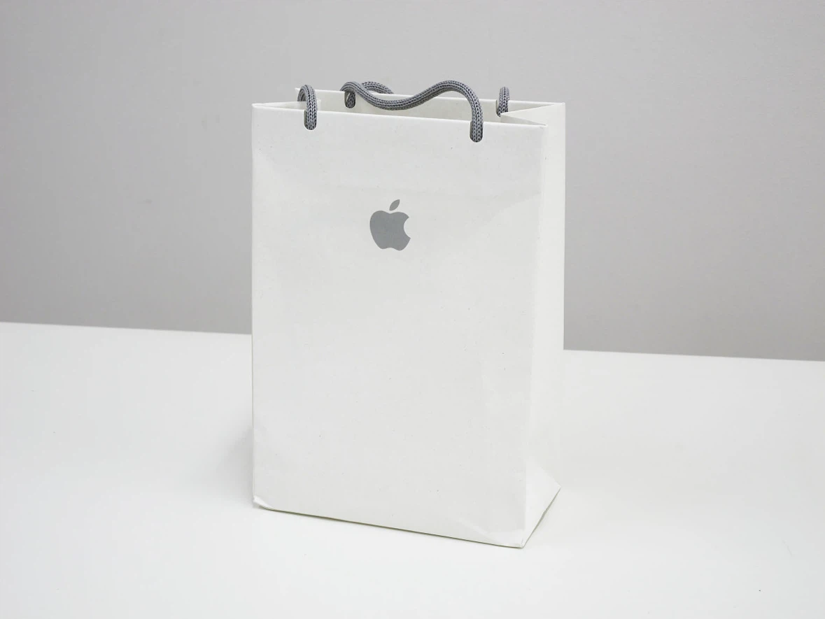 Apple Shopping Paper Bag
