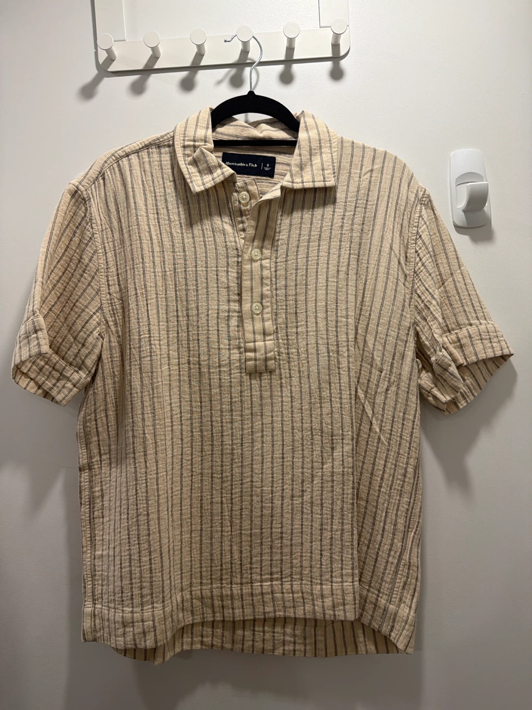 Never Used Abercrombie & Fitch Striped Polo Shirt