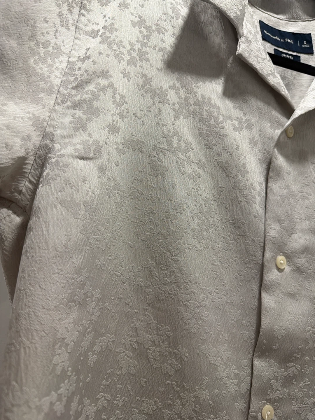 Abercrombie & Fitch Cropped Button-Down Shirt - photo 2