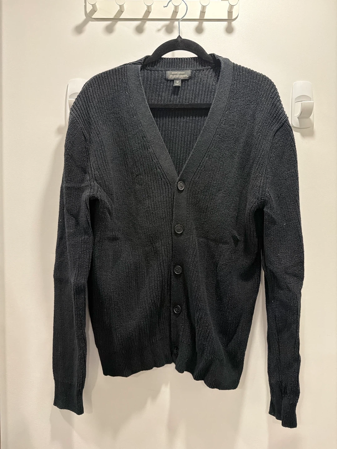 Used once. Banana Republic Black Cardigan