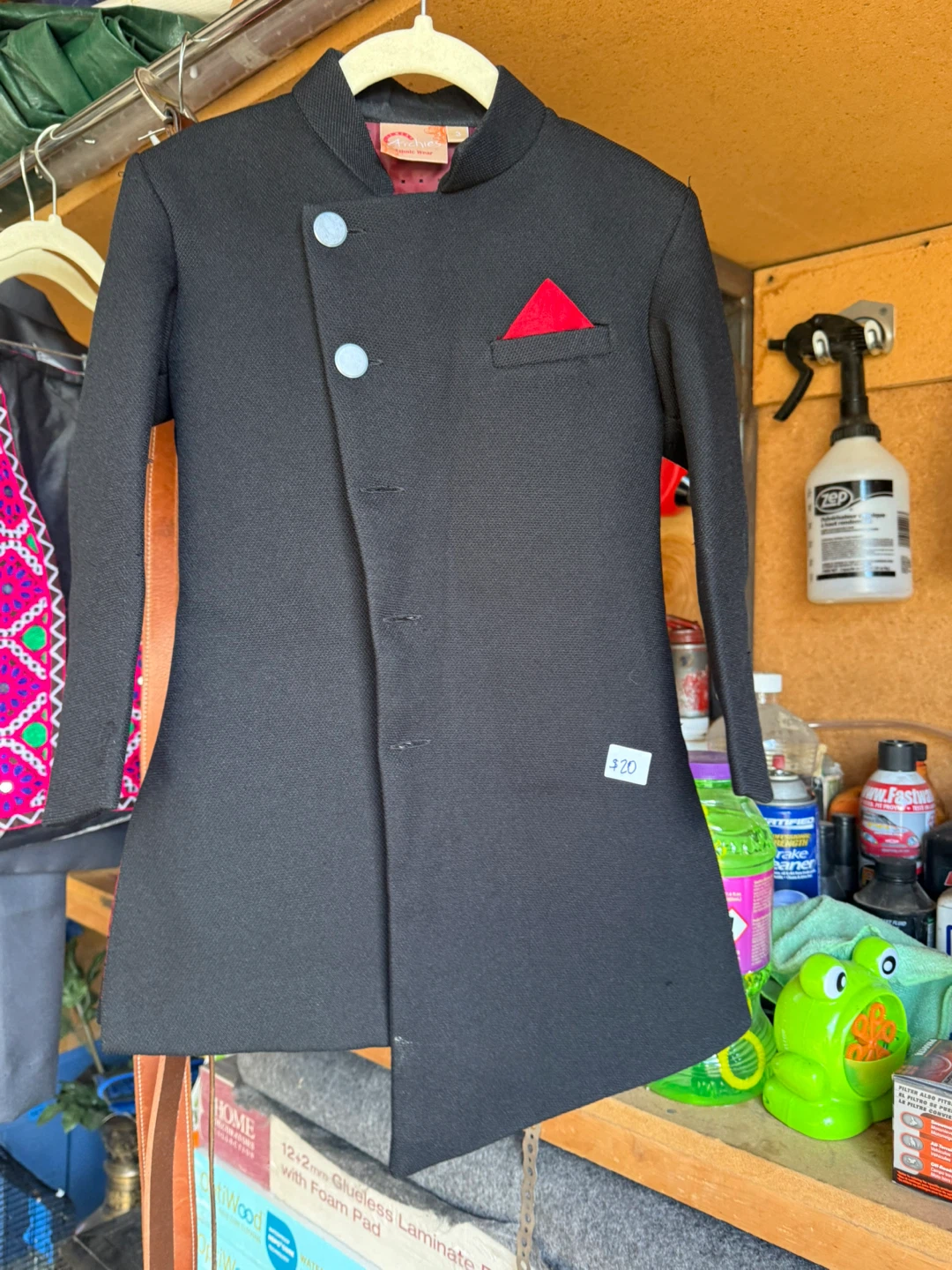 Archies Kids Ethnic Wear Jacket Black