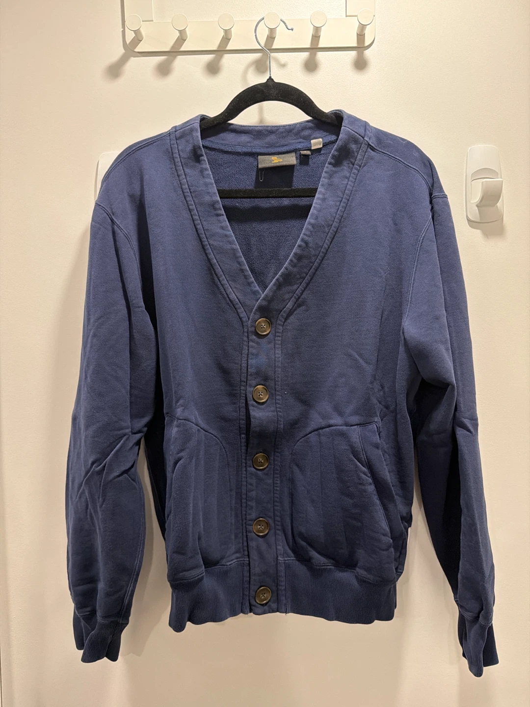 October's Very Own OVO Navy Cardigan