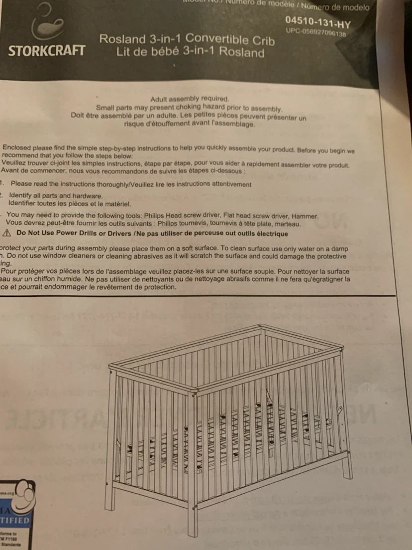 Storkcraft Rosland 3-in-1 Convertible Crib - photo 5