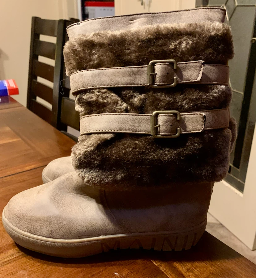 Kozi Faux Fur Buckle Boots