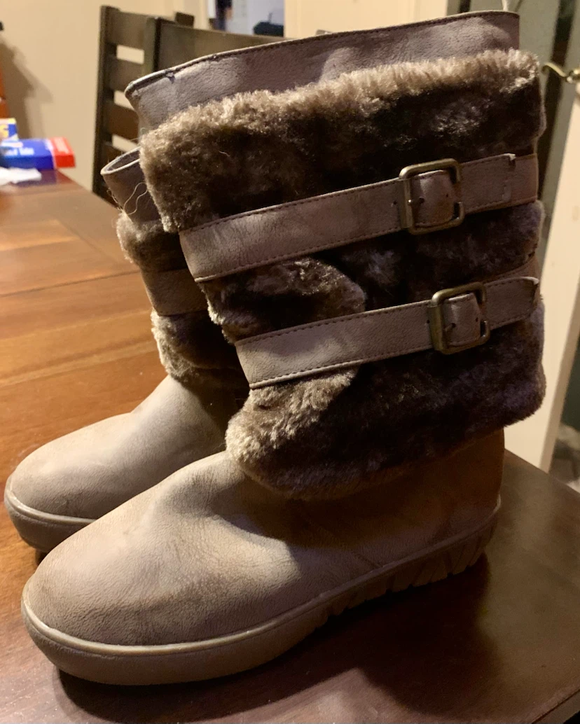 Kozi Faux Fur Buckle Boots - photo 2