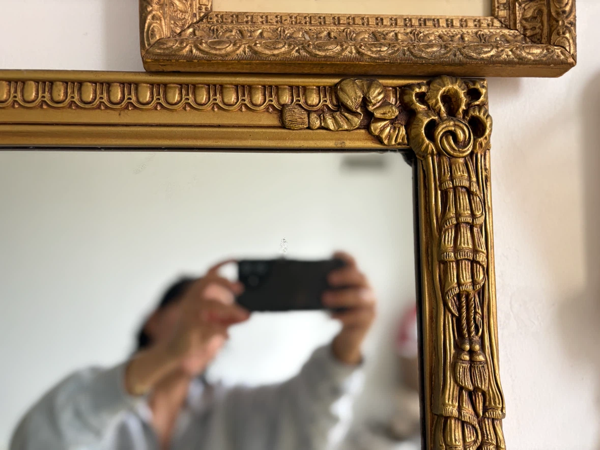 Ornate Gold Framed Wall Mirror - photo 3