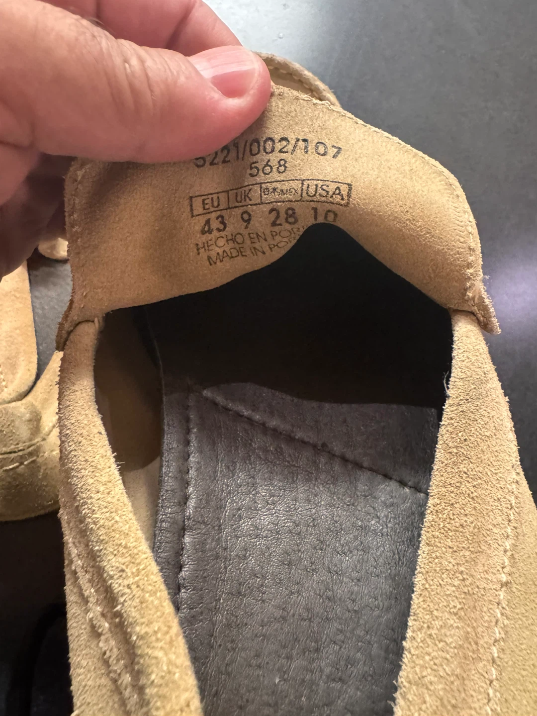 Zara Suede Moccasins Tan Size 10 - photo 3